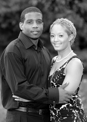 Black and White Wedding Portraits